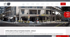 Desktop Screenshot of edenhoteljesolo.it